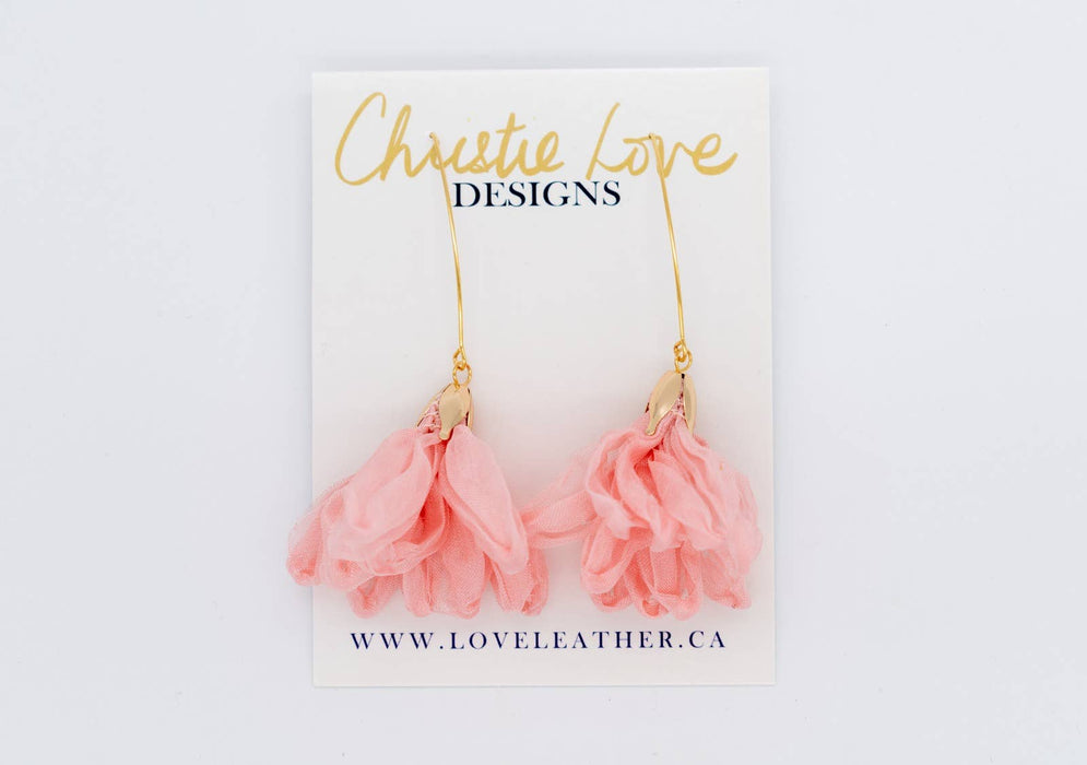“Vivienne”(Luxury)-flower earrings-(Nickel Free)