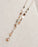 Gold & Multicolor Pearl Beaded Y Necklace