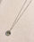 Dragonfly Abalone Charm Medallion Necklace
