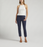 Amelia Mid Rise Slim Ankle Navy Stretch Twill Pants