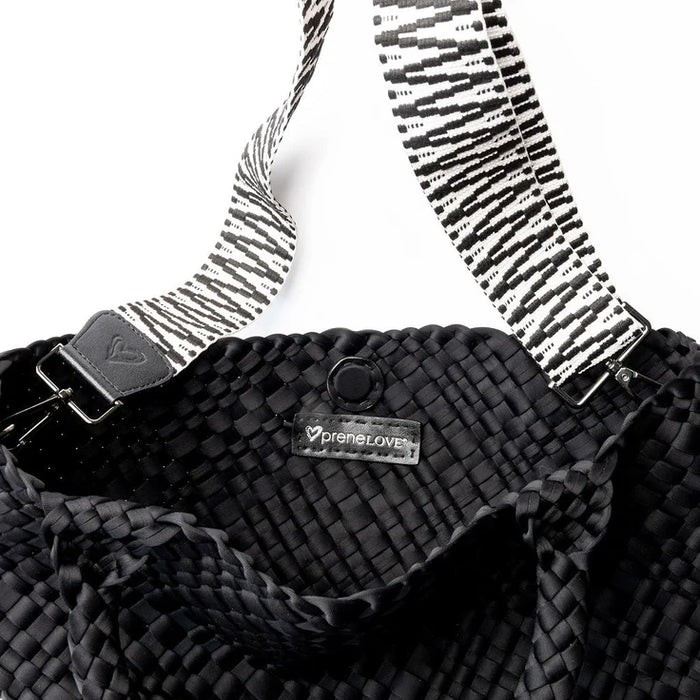 London Large Woven Tote - Onyx