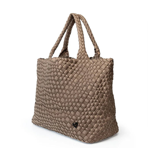 London Large Woven Tote - Buff