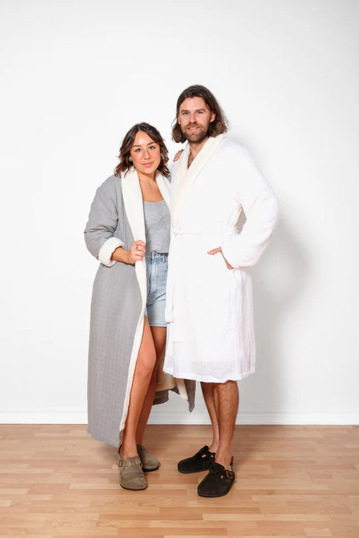 Boreal Fleece Robe GREY
