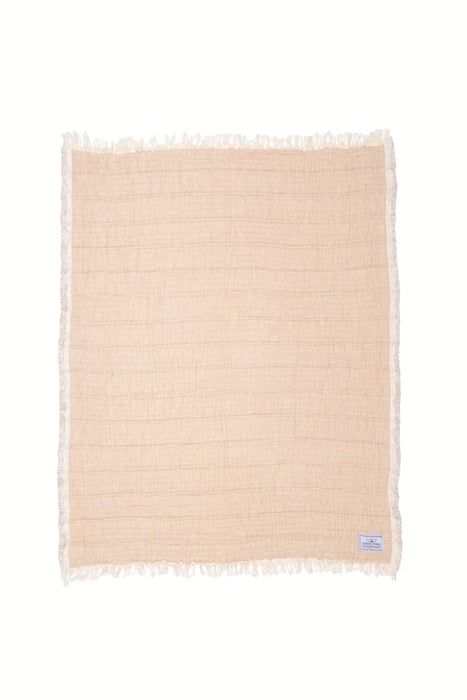 THE LOTUS | Quilted Stripe Baby Blanket