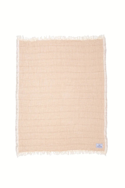 THE LOTUS | Quilted Stripe Baby Blanket
