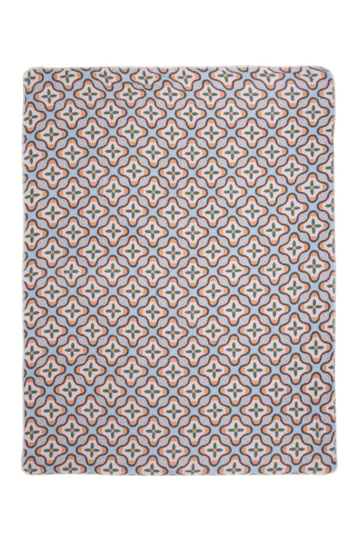 THE MOSAIC | Block Print Sherpa Lined Throw