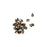 1"H Glass Star Ornaments 3390