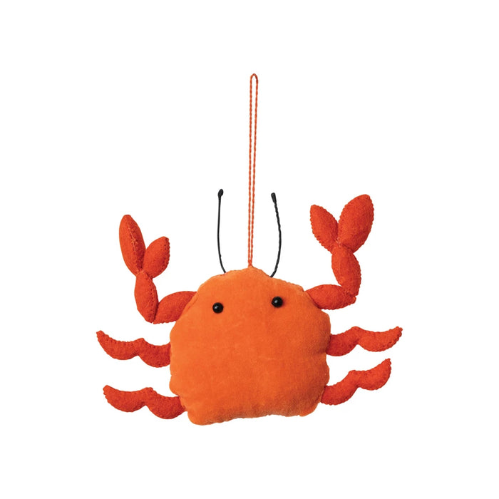 Velvet Crab Ornament