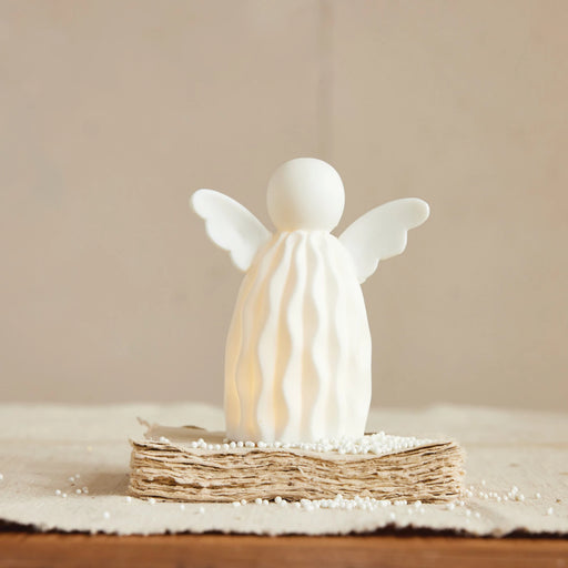 8663 Stoneware Bisque Angel