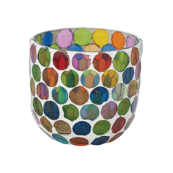 Glass Mosaic Tealight Holder 9164