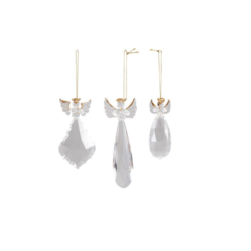 XT0481A Crystal Angel w/ Halo, Gold Finish 3 Styles 0701