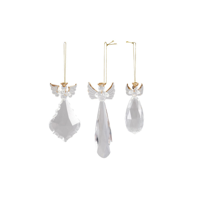 XT0481A Crystal Angel w/ Halo, Gold Finish 3 Styles 0701