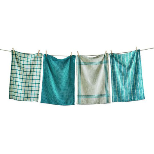 Canyon Woven Dishtowel Turquoise