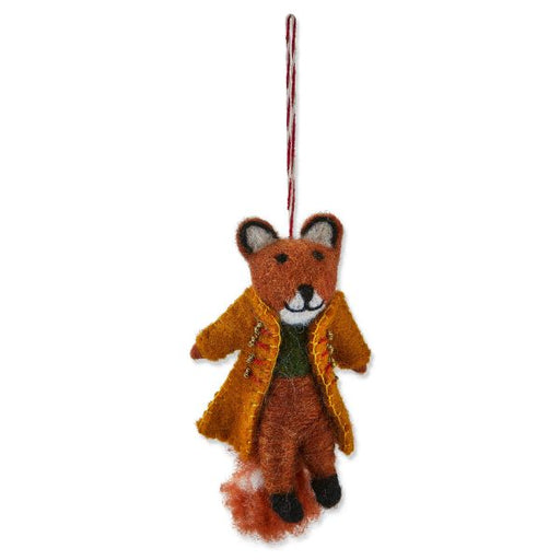 Fox in a Coat Ornament