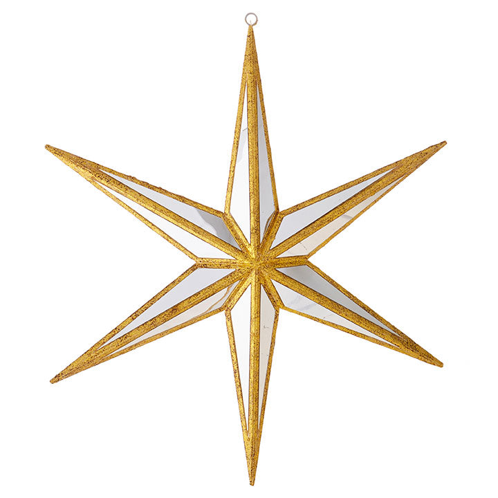 12" Mirrored Star Ornament