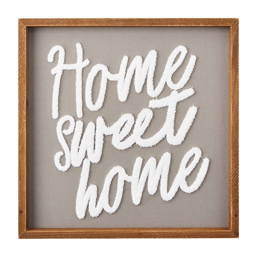 Home Sweet Home Boucle Plaque