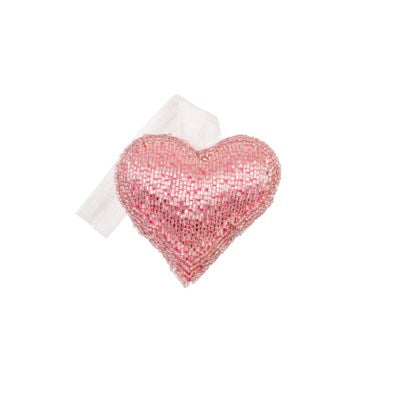 Pink Beaded heart
