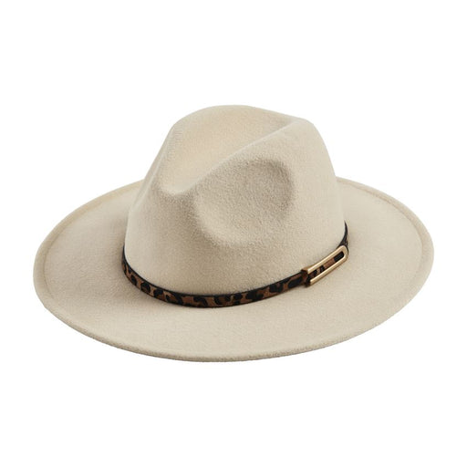 Leopard Band Fedora