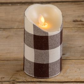 Moving Flame Pillar Candle