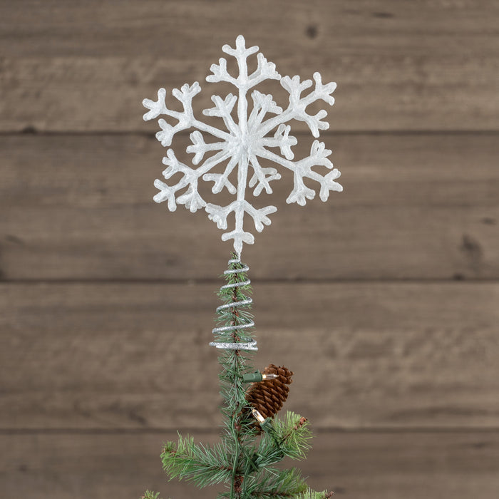 Snowflake tree topper