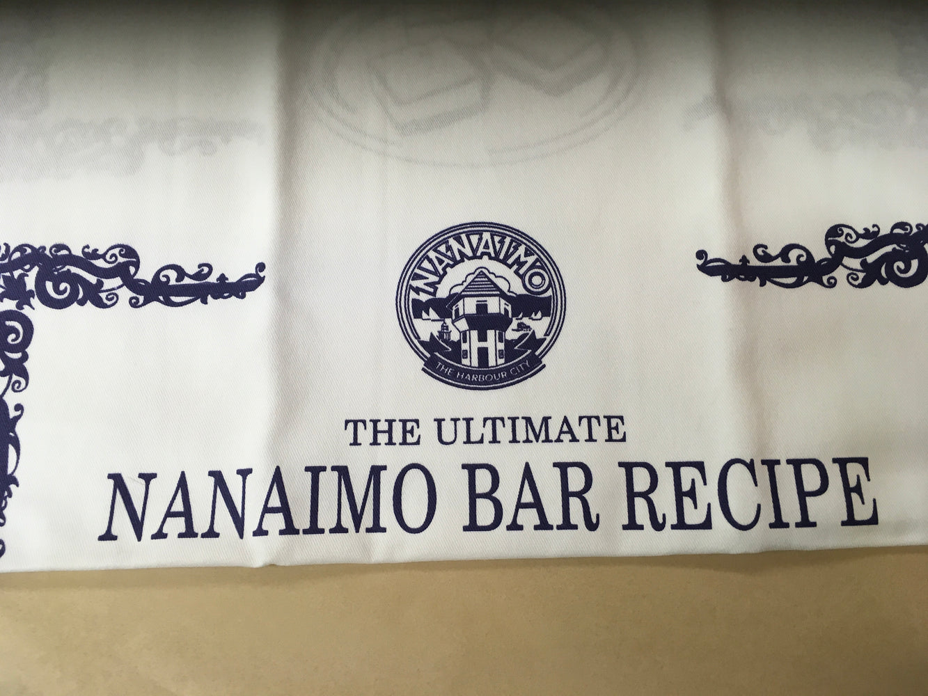 Nanaimo bar recipe tea towel