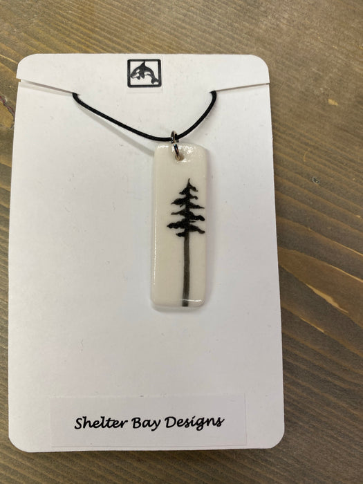 Shelter Bay tree Sitka Pottery Necklace