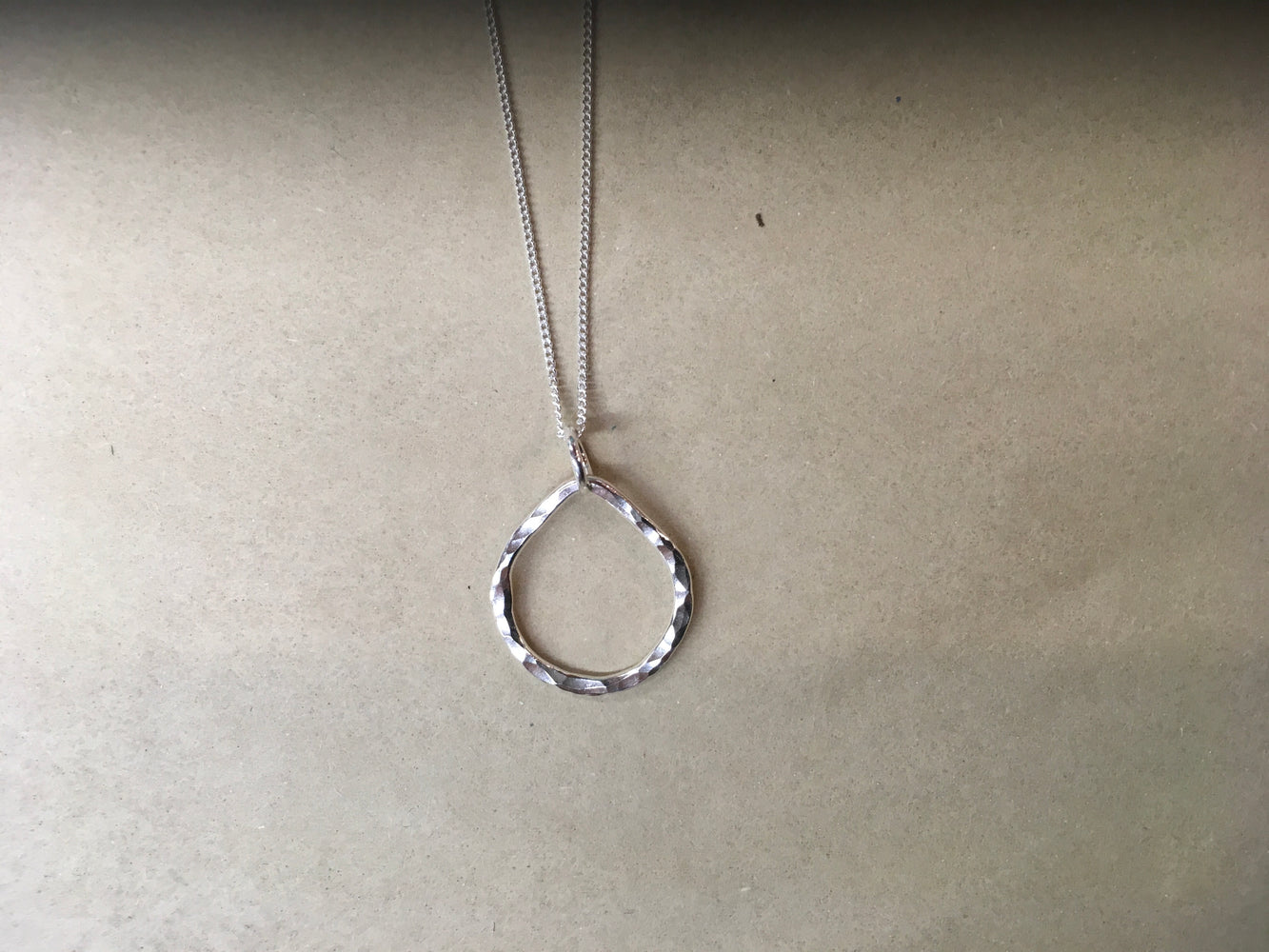 Sterling silver Reva Raindrop necklace. Joleen Sohier