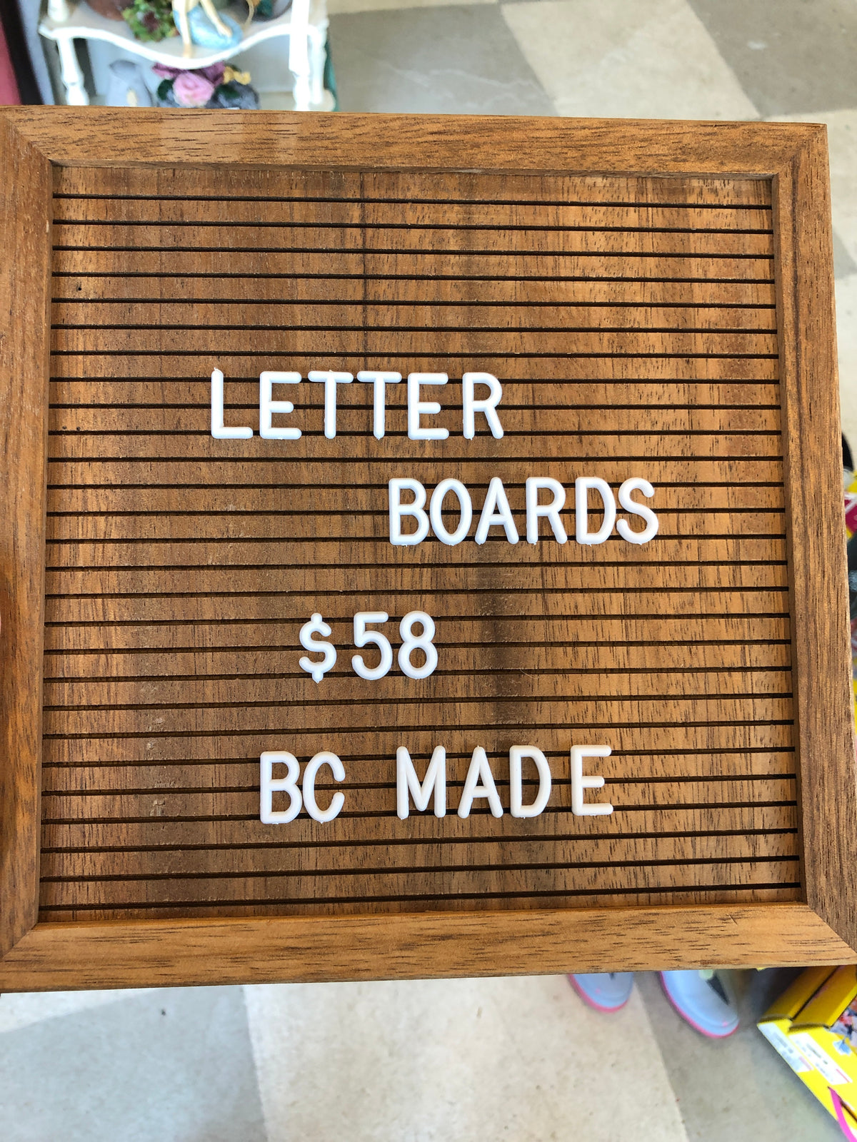 Walnut Letter Boards — Island-ish™