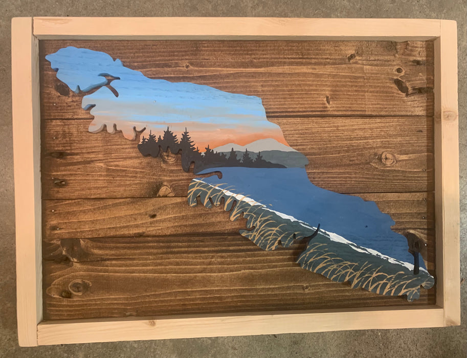 Vancouver Island Handpainted Cutout Signs