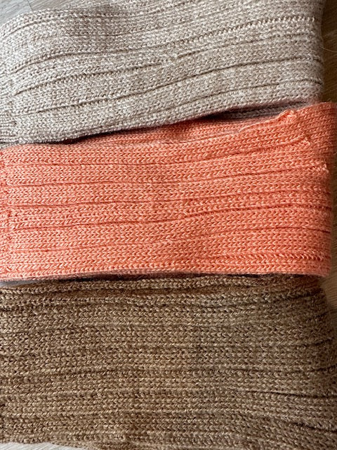 Ribbed Socks Alpaca Wool
