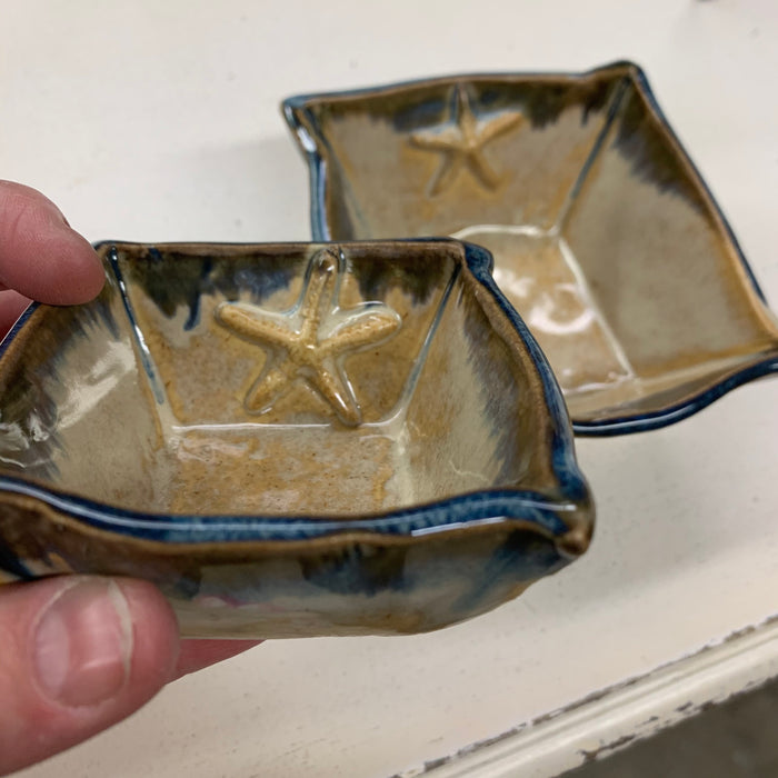Starfish Pottery dishes  by Wendy