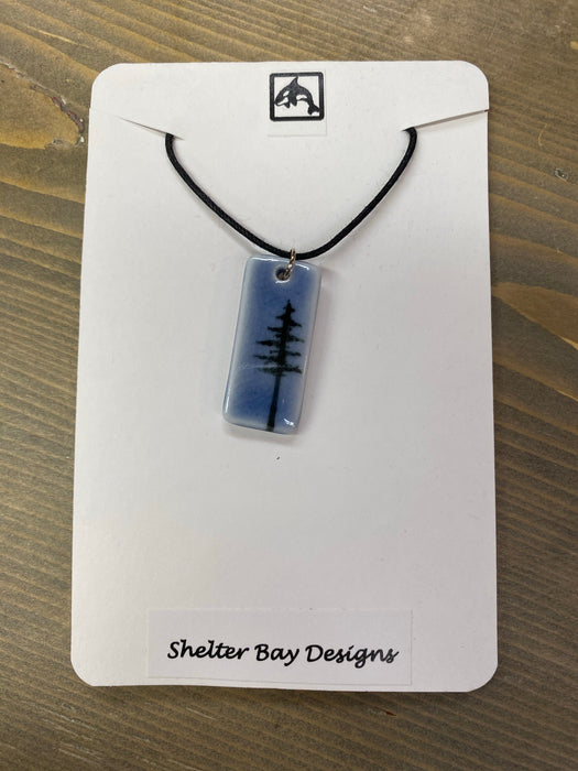 Shelter Bay tree Sitka Pottery Necklace