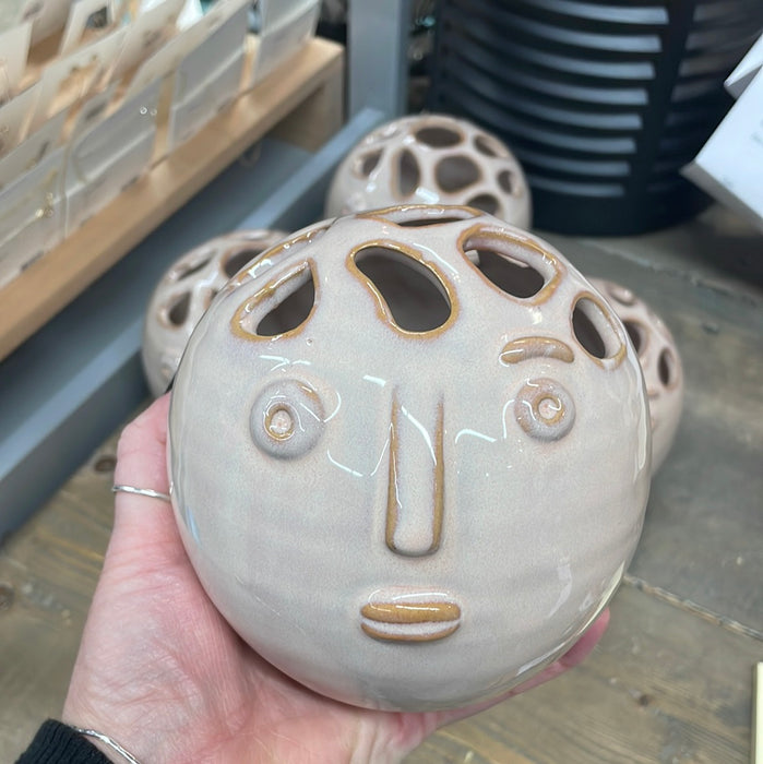 Visionary Face  Bud Vase