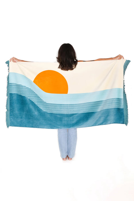 RIDE THE TIDE BEACH rectangle TOWEL